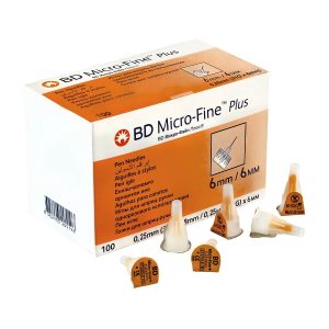 Голки для шприц-ручки BD Micro-Fine™ Plus 0,25 мм (31G) x 6 мм