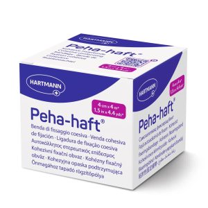 Бинт когезивний фіксуючий Peha-haft білий 4см х 4м 1шт