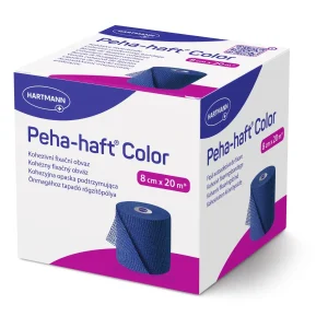 Бинт когезивний фіксуючий Peha-haft Color синій 8 см х 20м 1шт