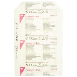 Адгезивна пов'язка для закриття ран 3M Medipore + Pad 10 х 15 см (3569E) 1 шт
