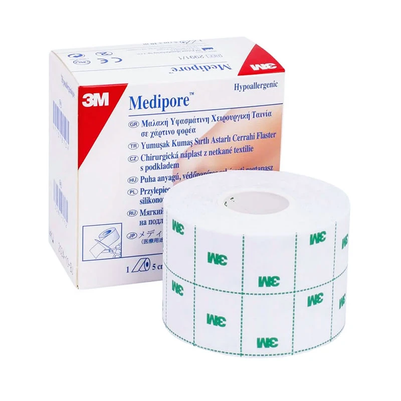 Medipore™ Медіпор пластир з лайнером 5см x 10м - Зображення 3