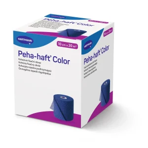Бинт когезивний фіксуючий Peha-haft Color синій 10 см х 20м 1шт