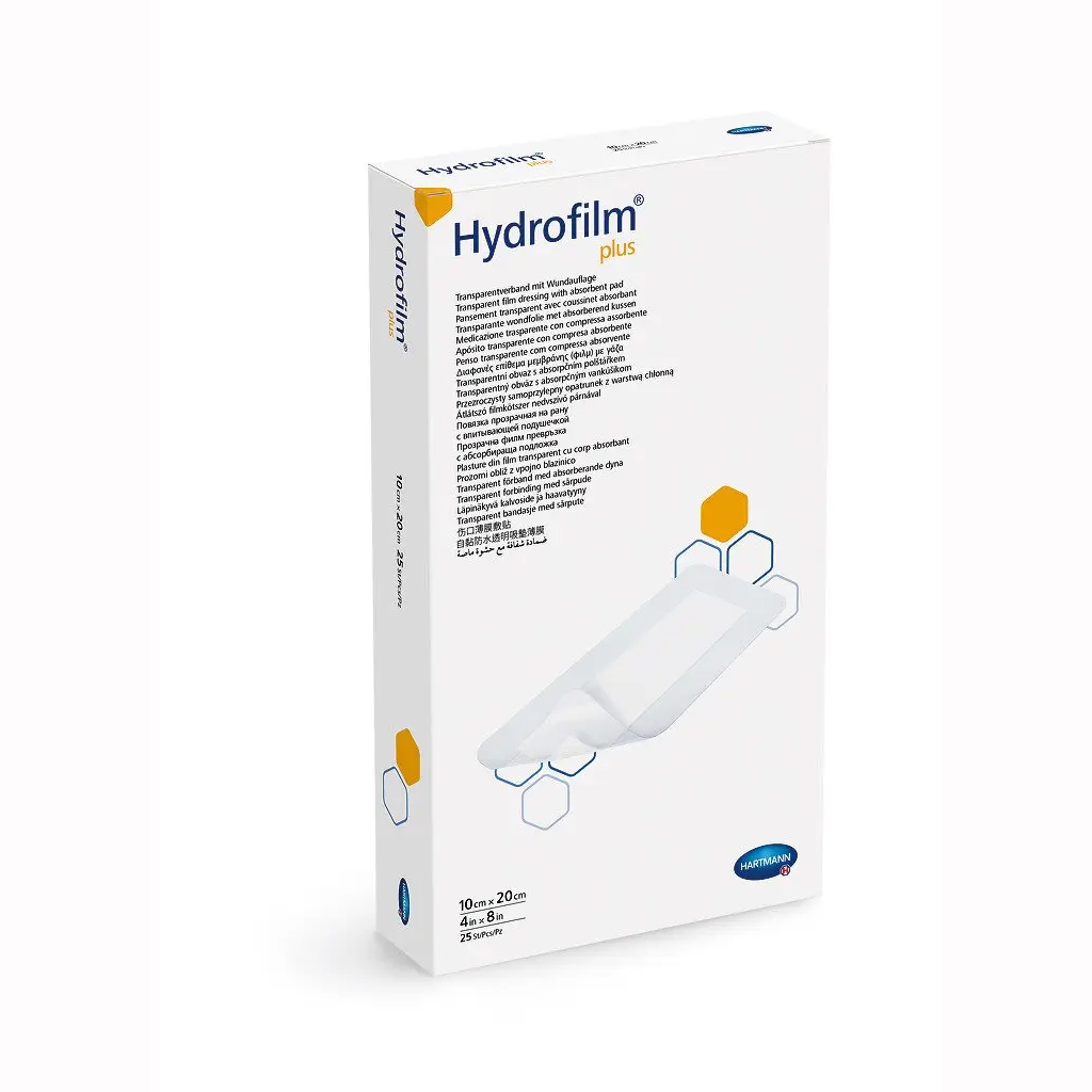 Пов'язка Гідрофілм Плюс ( Hydrofilm Plus) 10см*20см, 1 шт. - Зображення 2