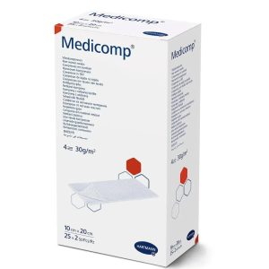 Серветка Медікомп (Medicomp) 10см*20см, 2шт. в пакунку