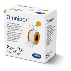 Пластир фіксуючий з нетканного матеріалу Omnipor 2,5 см х 9,2 м №1