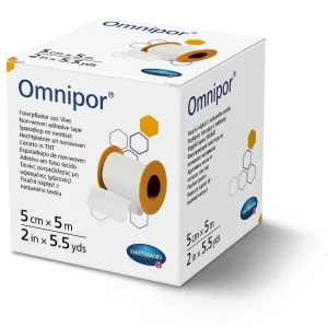 Пластир фіксуючий з нетканного матеріалу Omnipor 5 см х 5 м №1